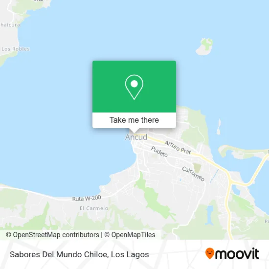 Sabores Del Mundo Chiloe map