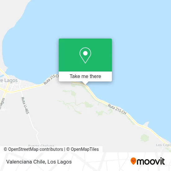 Valenciana Chile map