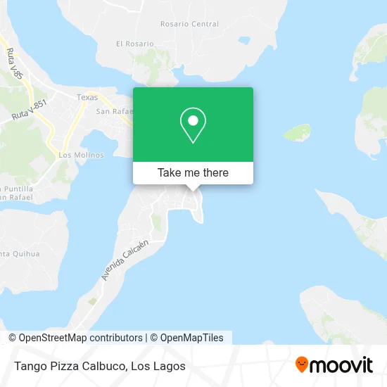 Tango Pizza Calbuco map