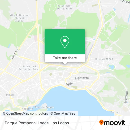 Parque Pomponal Lodge map