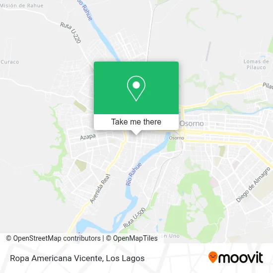 Ropa Americana Vicente map