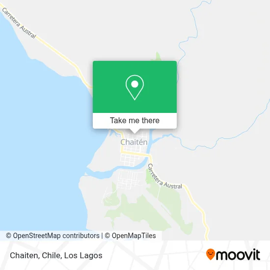 Chaiten, Chile map