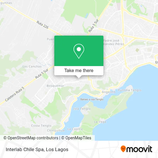Interlab Chile Spa map