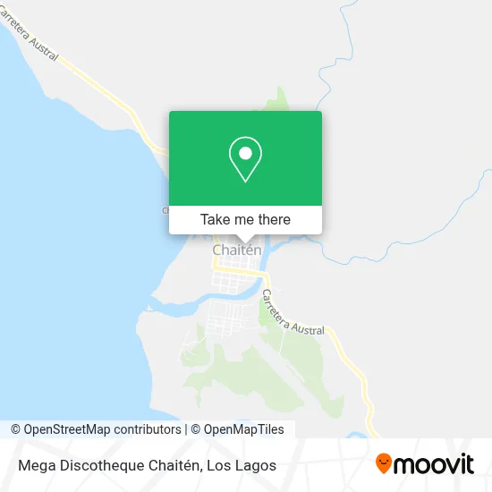 Mega Discotheque Chaitén map