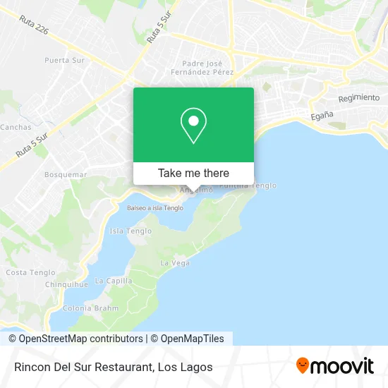 Rincon Del Sur Restaurant map