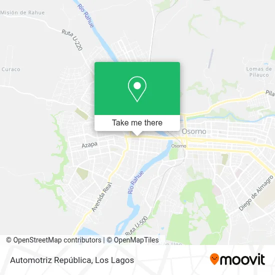 Automotriz República map