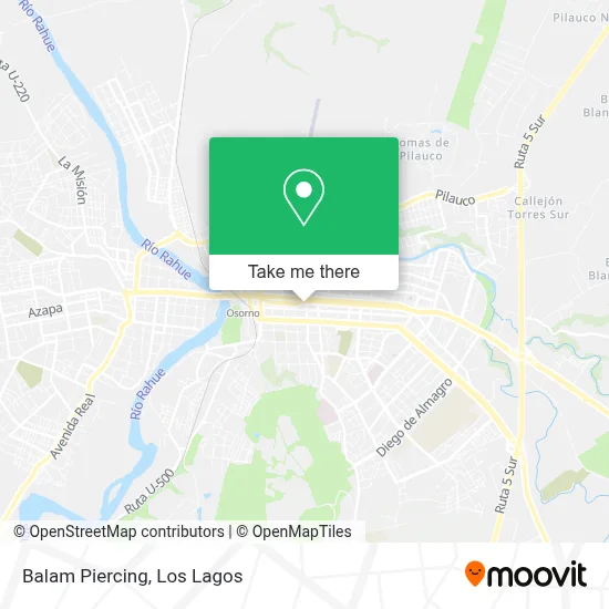 Balam Piercing map