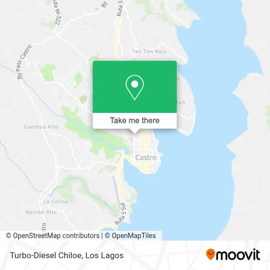 Turbo-Diesel Chiloe map
