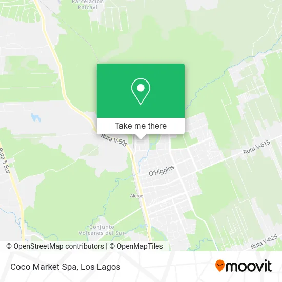 Coco Market Spa map