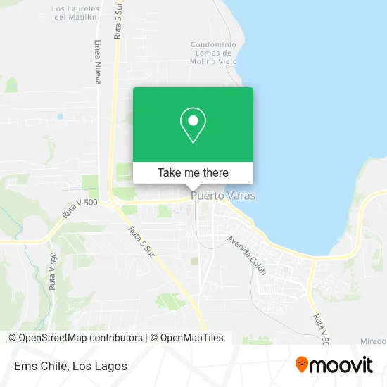 Ems Chile map