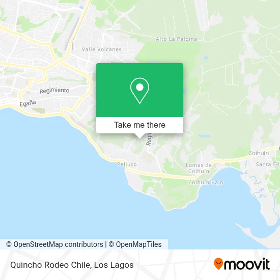 Quincho Rodeo Chile map