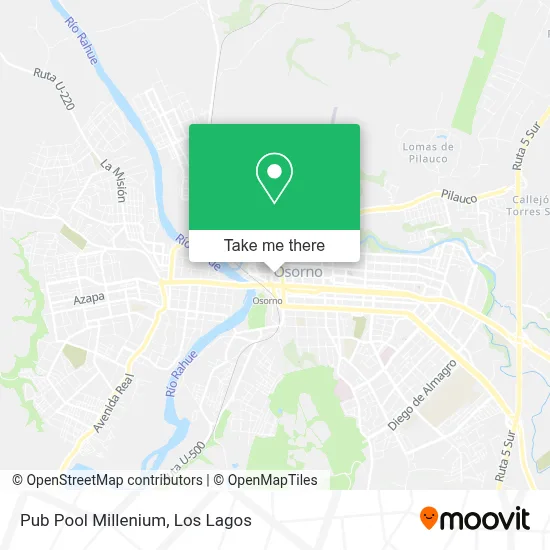 Pub Pool Millenium map
