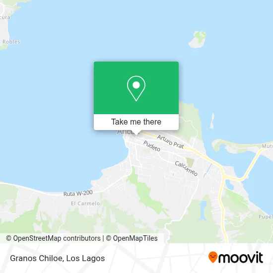 Granos Chiloe map