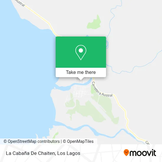 La Cabaña De Chaiten map