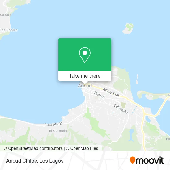 Ancud Chiloe map