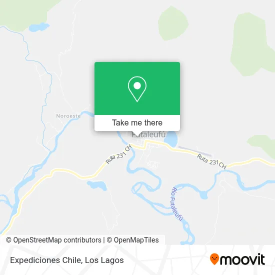 Expediciones Chile map