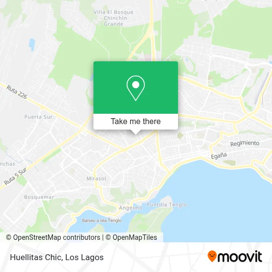 Huellitas Chic map