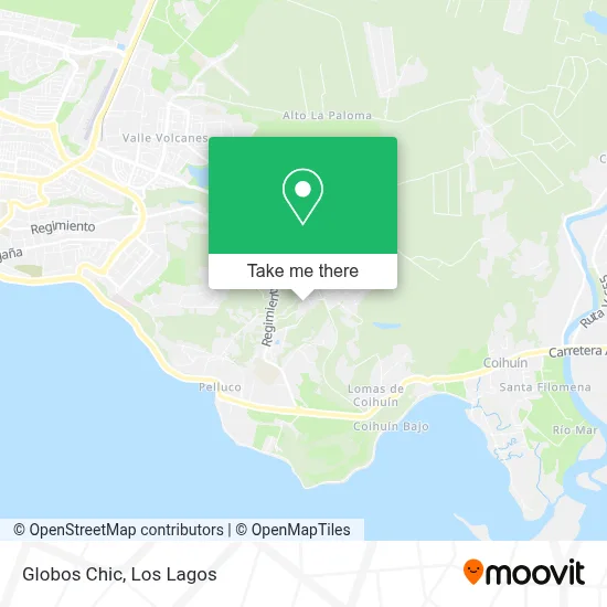 Globos Chic map