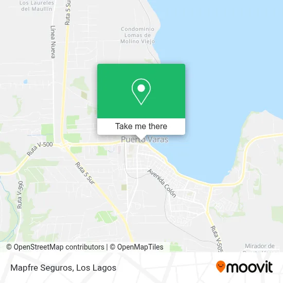 Mapfre Seguros map