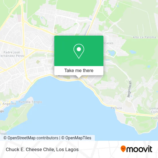 Chuck E. Cheese Chile map