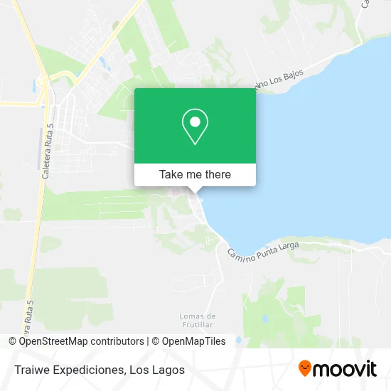 Traiwe Expediciones map