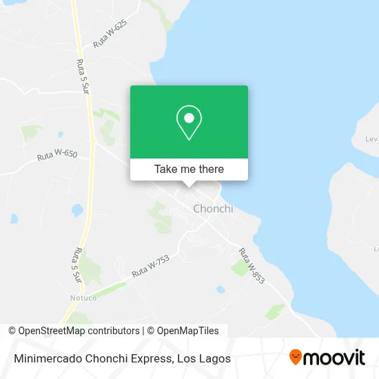 Minimercado Chonchi Express map