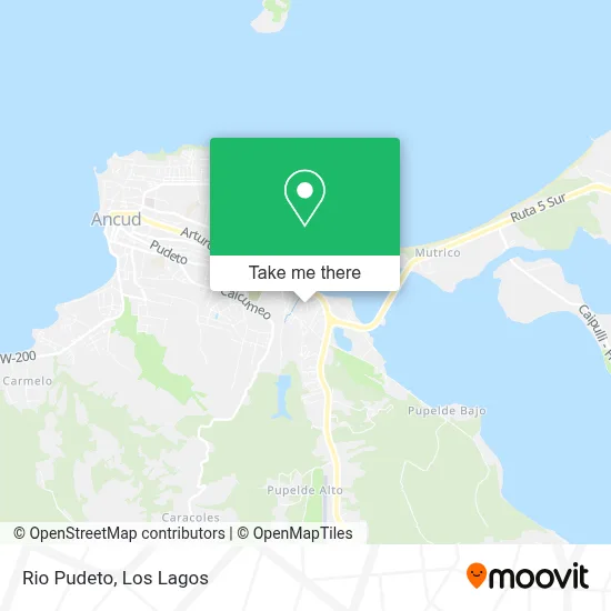 Rio Pudeto map