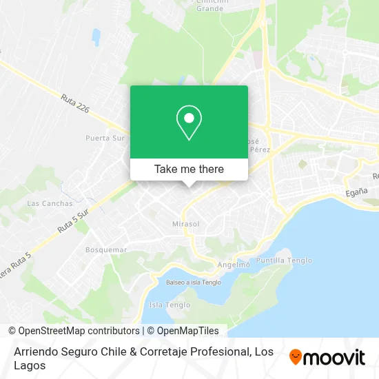 Arriendo Seguro Chile & Corretaje Profesional map