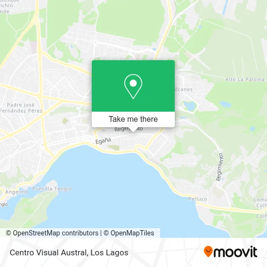 Centro Visual Austral map