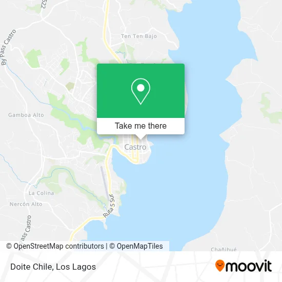Doite Chile map