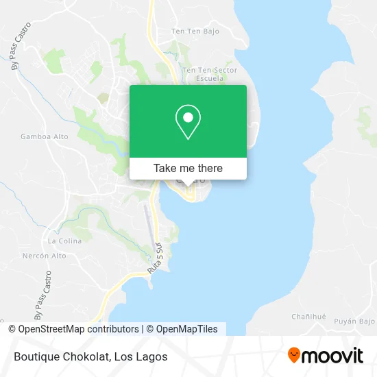 Boutique Chokolat map