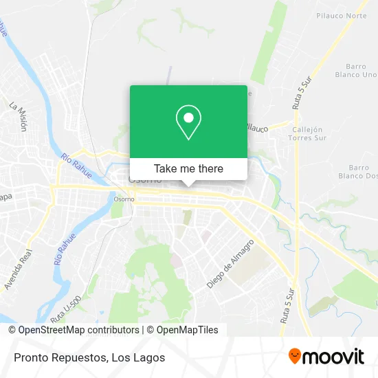 Pronto Repuestos map