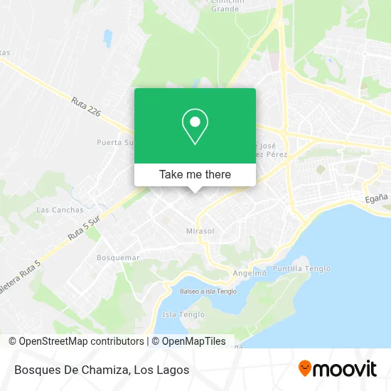 Bosques De Chamiza map
