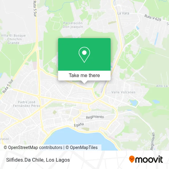 Silfides.Da Chile map