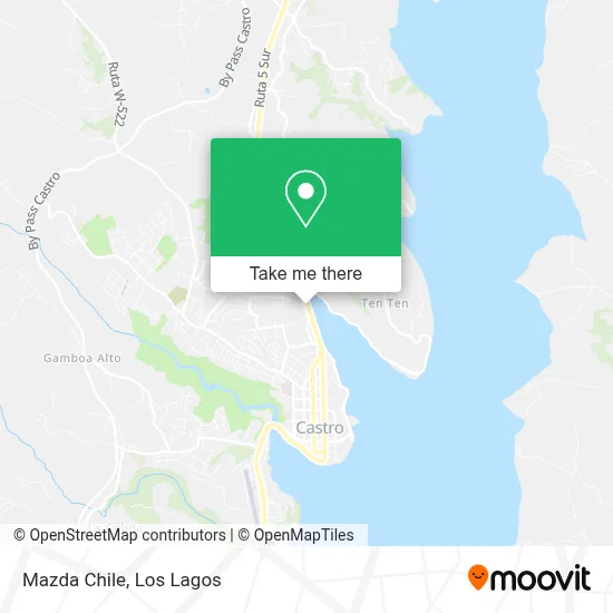Mazda Chile map