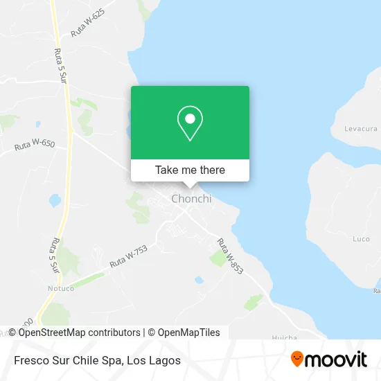 Fresco Sur Chile Spa map