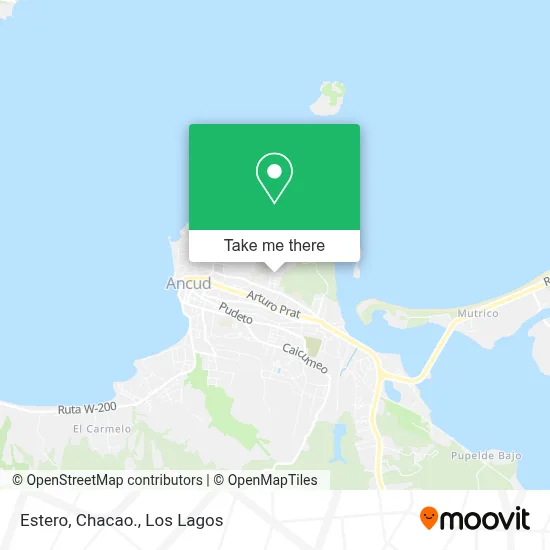 Estero, Chacao. map