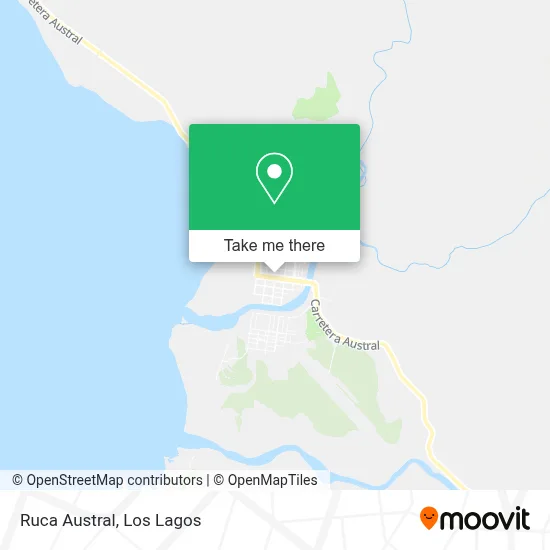 Ruca Austral map