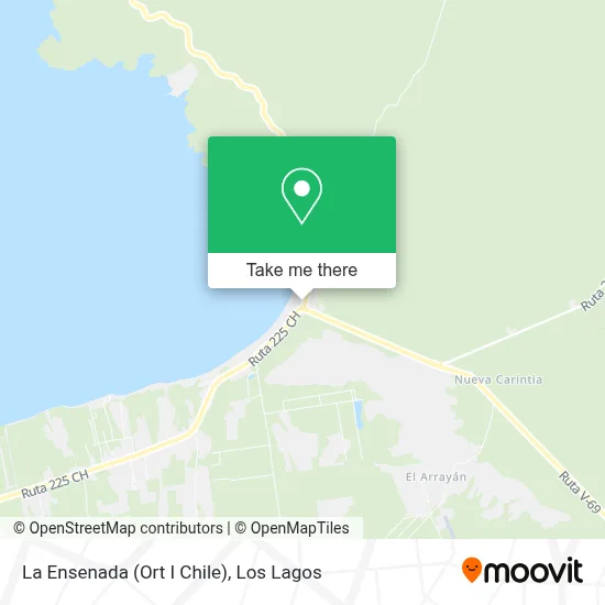 La Ensenada (Ort I Chile) map