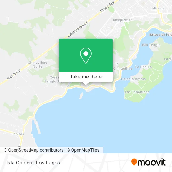 Isla Chincui map
