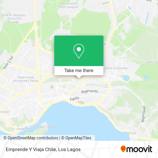 Emprende Y Viaja Chile map