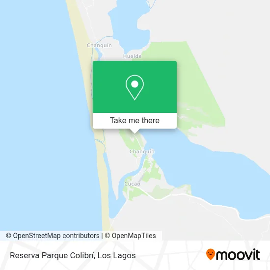 Reserva Parque Colibrí map