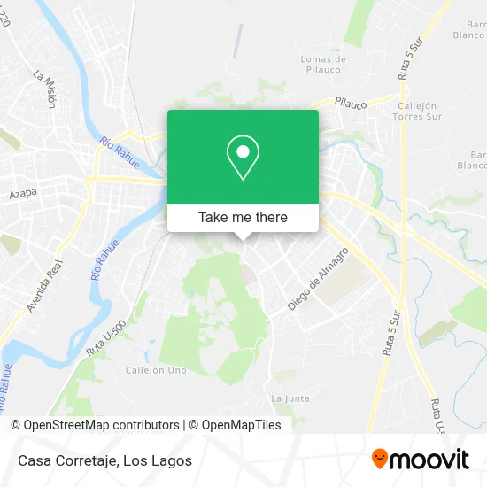 Casa Corretaje map