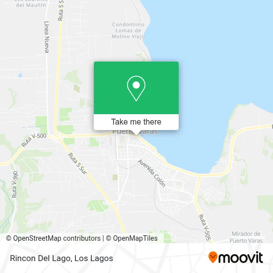 Rincon Del Lago map
