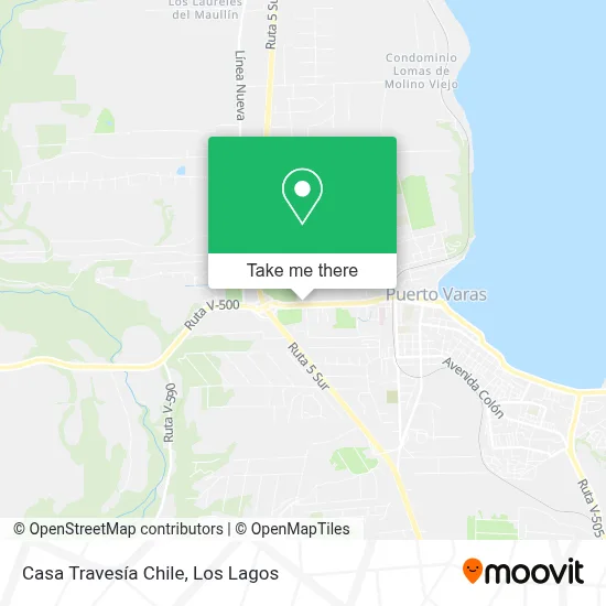 Casa Travesía Chile map