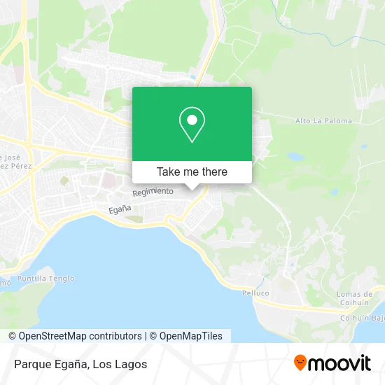 Parque Egaña map