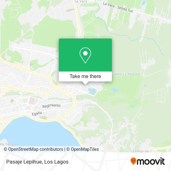 Mapa de Pasaje Lepihue