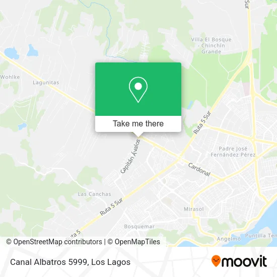 Canal Albatros 5999 map