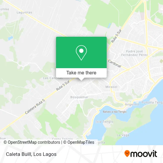 Caleta Buill map