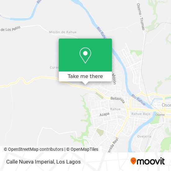 Mapa de Calle Nueva Imperial